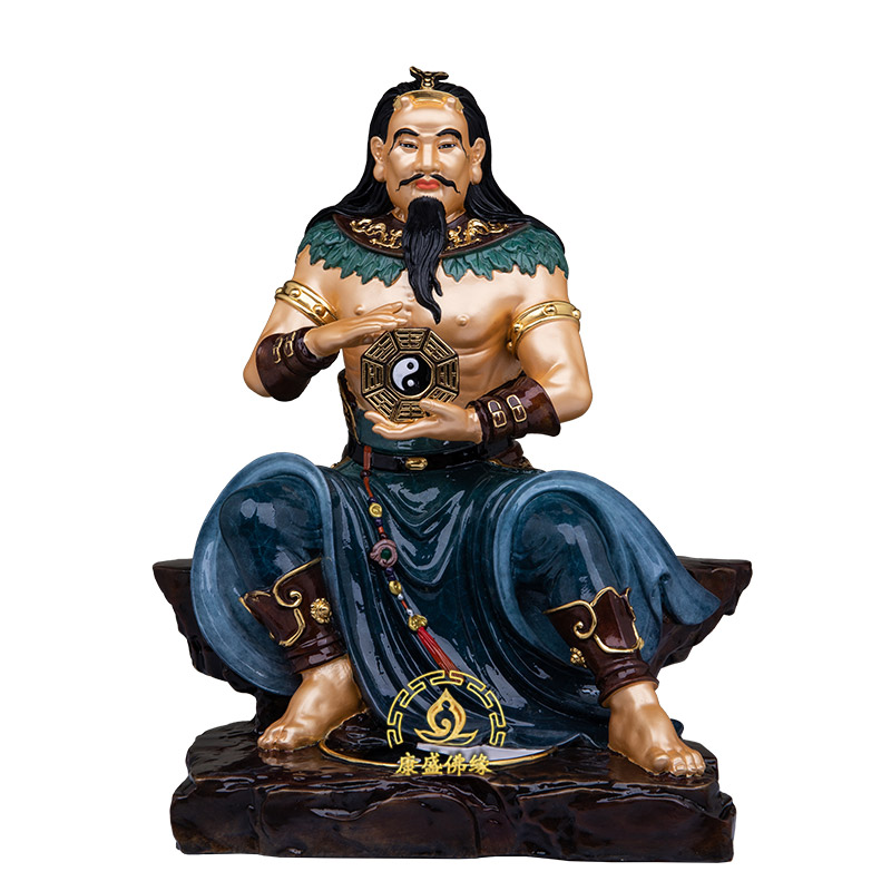 黄铜伏羲大帝像供奉家用客厅摆件