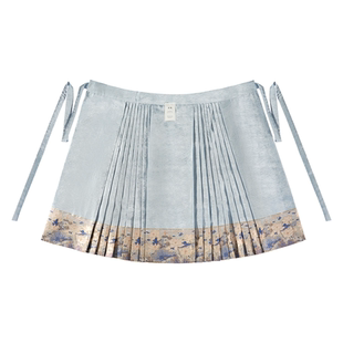 南山集【翠盖佳人】纱料明制马面裙4.5米摆6对褶微梯平价轻薄款