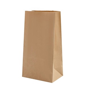 食品级牛皮纸袋冰箱果蔬收纳袋加厚防油外卖小吃面包打包纸袋防水