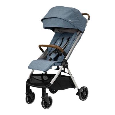 NUNA一键折叠可坐可躺高景观推车