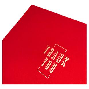 【超大感谢THANKYOU】感恩送客户通用慰问金贺卡信封答谢红包袋
