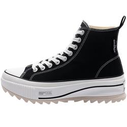 excelsior增高厚底高帮帆布鞋