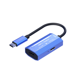 TYPE-C一分二拓展坞智能AR眼镜适用Rog掌机Switch直连PD快充投屏4K转换器rokid/xreal/vision/雷鸟头显转接线