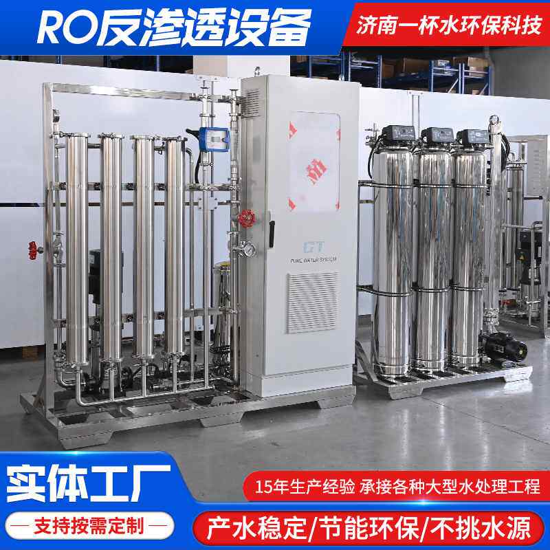 RO软化水净水设备0.25吨0.5吨1吨ro去离子直饮超纯水 反渗透设备