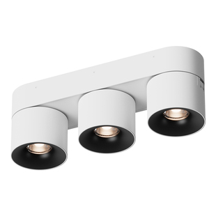 全光谱折叠可调角度明装射灯防眩无主灯客厅斗胆灯双头三头筒灯