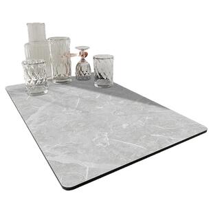 厨房台面吸水防霉垫子软硅藻泥吧台桌面餐具干燥杯垫洗手台沥水垫