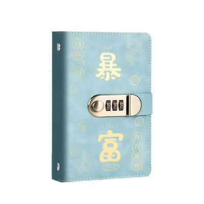 现金存钱本存钱夹钱册暴富10万元带密码锁大容量2026新款网红理财人民币百元收藏册存钱袋儿童攒钱3万收纳包