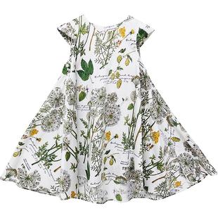 淇木Qimoo童装女童夏可爱印花甜美活力背心连衣裙QMT2LC125A