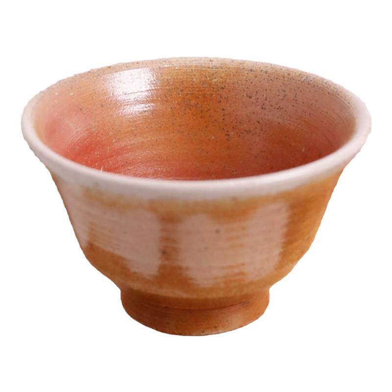 日本陶制汤吞中川贵了70ml柴烧杯-1日式纯手工茶杯主人杯茶具杯子