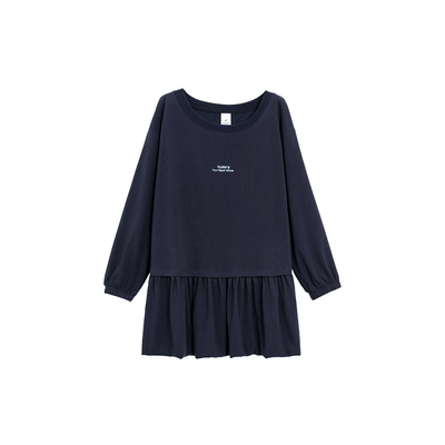 TurnSignal潮牌大圆领连衣裙女