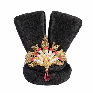 古风汉服假发古装儿童敦煌舞蹈演出造型发饰唐风发髻女童发包头饰