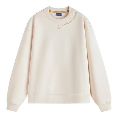 【张新成同款】NAVIGARE意大利小帆船宽松圆领卫衣休闲套头打底衫