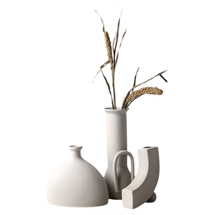 贝汉美北欧ins素胚花瓶插花创意家居客厅玄关电视柜装饰艺术摆件