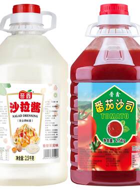 晋鑫沙拉酱番茄酱5斤装商用专用