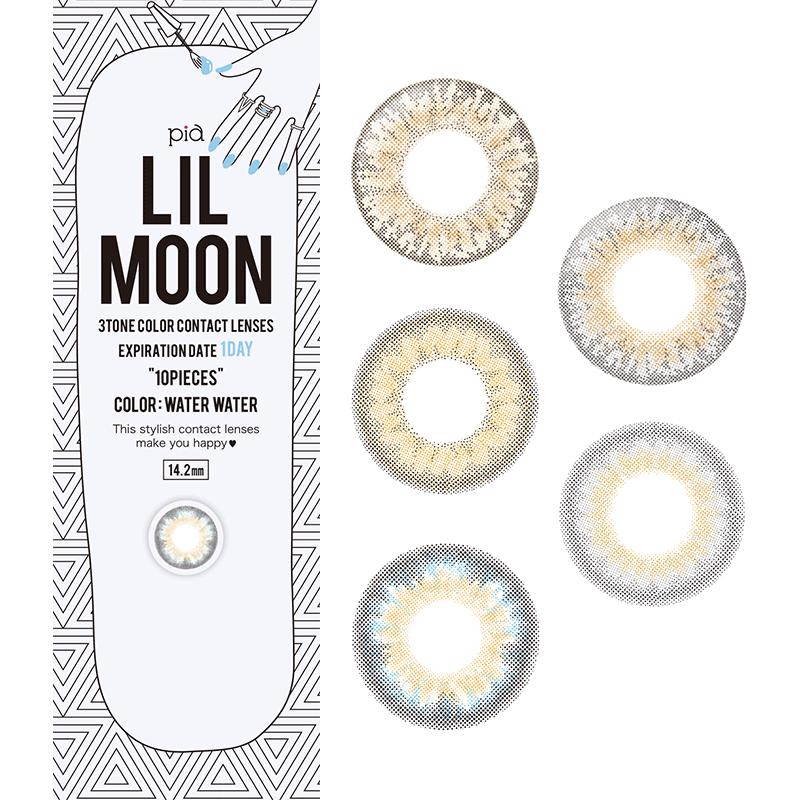 LILMOON全系列日抛10片装大小直径美瞳混血彩色隐形眼镜 日本进口