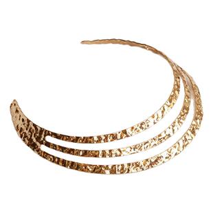 金色希腊埃及风项圈复古宫廷波西米亚风锁骨项链夸张肚皮舞配饰品