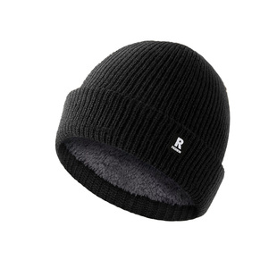 秋冬毛线帽帽子保暖加绒针织男士冬季防寒冷帽女冬天新款男帽跑步