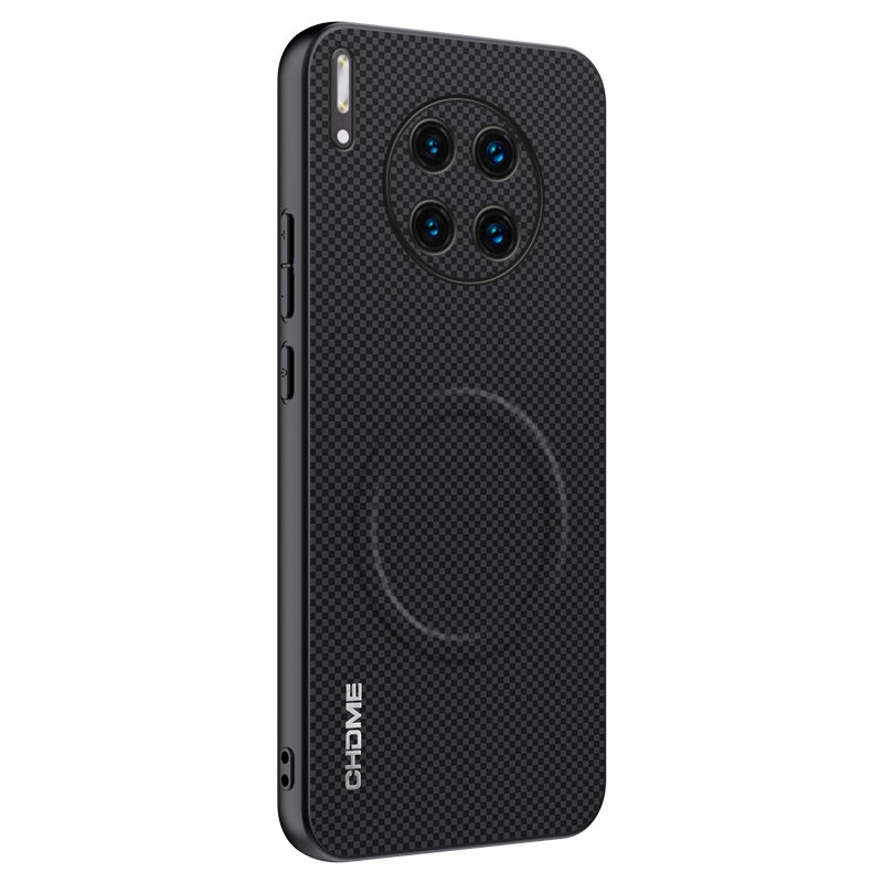 适用于华为mate30手机壳mata30pro马克纹保护套mete30epro全包TAS一ALOO防摔LIO格纹ANOO磁吸meta新款3Opor