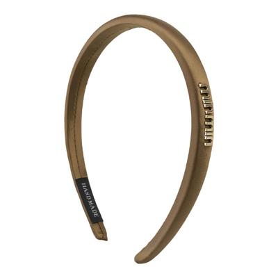 高级感缎面min字母发箍女款