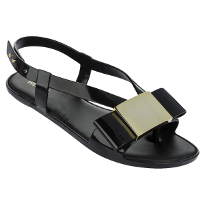 国内现货蜜雅巴西正品Melissa FLAT LOVELY金属扣蝴蝶结凉鞋