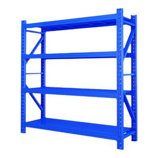 1.5米高多层置物架中型仓库仓储货架超市家用储物架落地仓储架