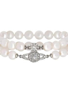 西太后土星双层叠戴珍珠手链女款