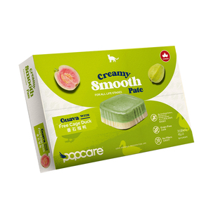 POPCARE泡泡可儿猫咪主食餐盒成幼猫小克重双层罐头湿粮番石榴鸭