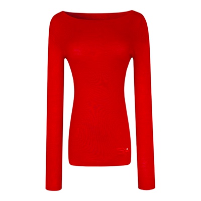 MAKEIF鸥归无缝一字领T恤打底衫