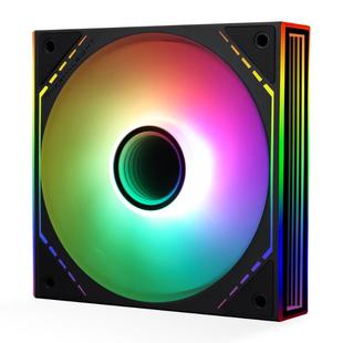 利民TL-M12-S M12W-S ARGB无限镜框性能风扇炫彩光效12CM机箱风扇