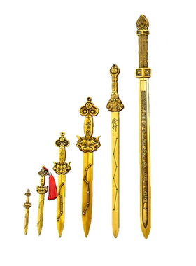 黄铜七星宝剑铜剑七星剑玄关挂件