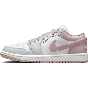 耐克乔丹女子轻便AJ1板鞋春季平底刺绣低帮运动鞋JORDAN DC0774