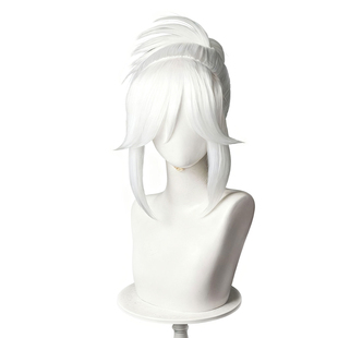 【瑞思凡】捷风Jett无畏契约V老alorant cos假发白色一体扎发造型