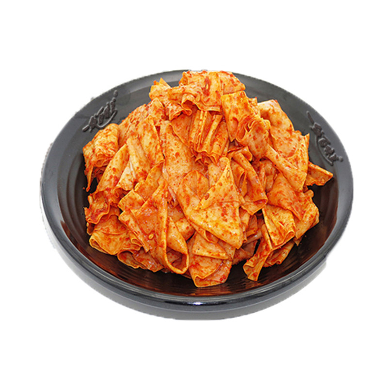 万宝城劲劲得东北自拌豆皮【含料包】朝鲜族香辣豆腐皮麻辣辣条
