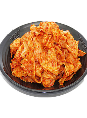 万宝城劲劲得东北自拌豆皮【含料包】朝鲜族香辣豆腐皮麻辣辣条