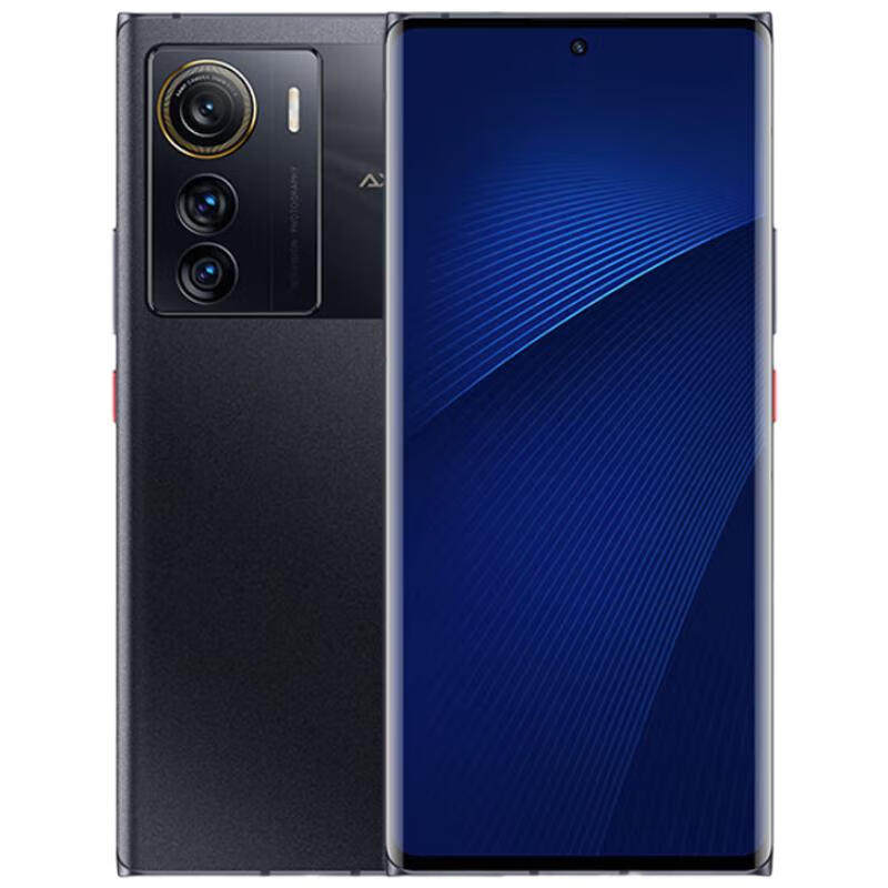 中兴Axon 50 全网通5G曲屏80W骁龙+8Gen1处理器144hz高刷拍照手机