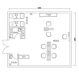 代画图纸平面图位置图流程图店铺卫生许可正平面布局图消防疏散图
