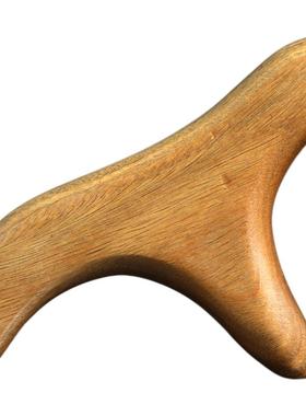 绿檀木三角雀按摩神器