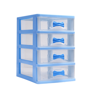 桌面收纳盒多功能抽屉式多层小零件收纳柜学生文具杂物整理储物盒