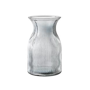 新款花瓶玻璃透明水养鲜花玫瑰花插花网红摆件客厅现代简约ins 风