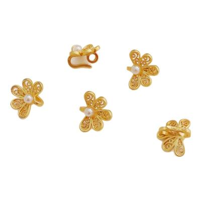 镂空孔雀尾平安扣吊坠扣diy饰品