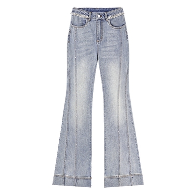 MISSCOCOON可可尼显瘦棉喇叭裤