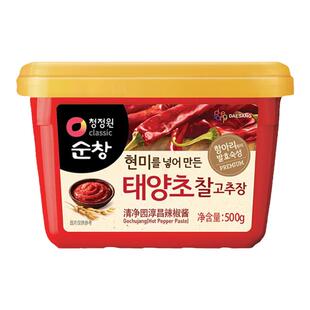 清净园辣椒酱韩式石锅拌饭酱甜辣酱炒年糕酱包饭酱生大酱韩国进口