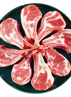 昭乌达清真羊肉法切烧烤战斧羊排