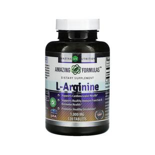 香港直发Amazing Nutrition L-精氨酸片心血管荷尔蒙1000mg*120片