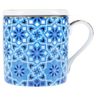 T2巴哈风马克杯含茶漏轻奢高档骨瓷文艺复古艺术茶杯水杯礼物送礼