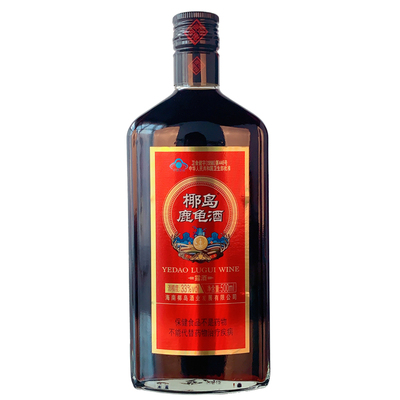 33度椰岛海南鹿龟酒500ml