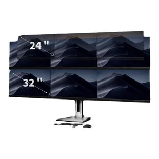 慧想显示器支架六屏机械臂台式电脑屏幕支撑架壁挂桌置夹具CL600