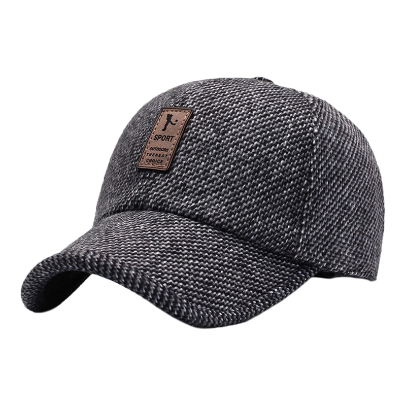 中老年人帽子男冬季保暖老人护耳鸭舌帽爸爸爷爷加绒棒球帽秋冬天