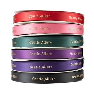 丝带logo定制印字水果礼盒彩带花束包装绸带订制飘带蛋糕缎带定做