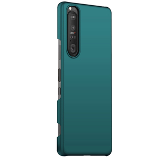 适用索尼xperia1IV半包丝滑手机硬壳Xperia电1话硬壳10防ii摔IV镜iii六代头凸3起2二4四5代PC电话硬保护套子